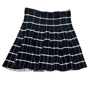 Candie's Mini‎ Skirt Women's Size Medium Clueless School Girl Black White Plaid
